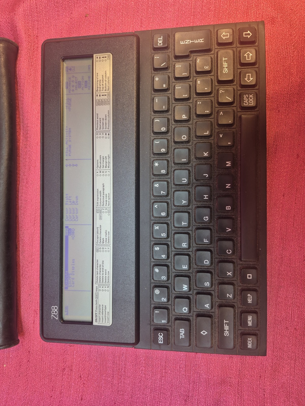 Vintage Cambridge Computer Z88 Portable Laptop Notebook Tested Working Sinclair