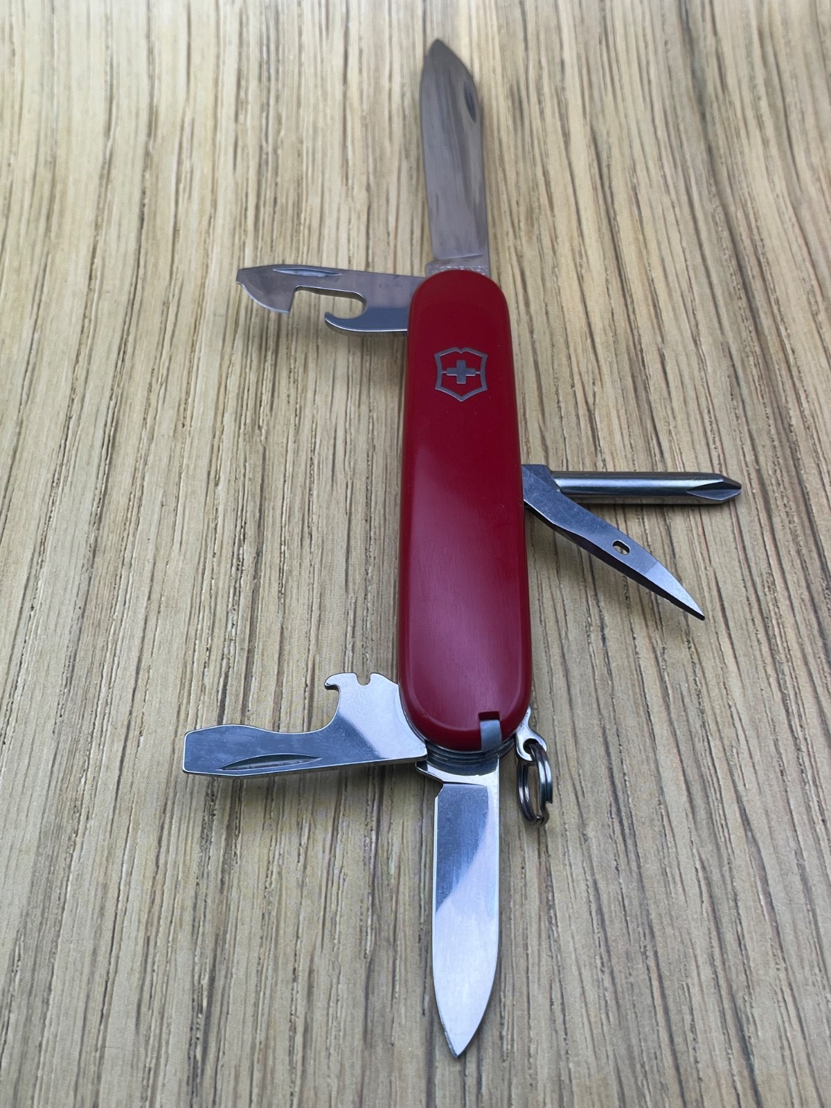 Victorinox Tinker Swiss Army Knife 91 mm- Cleaned, Sharpened, Polished