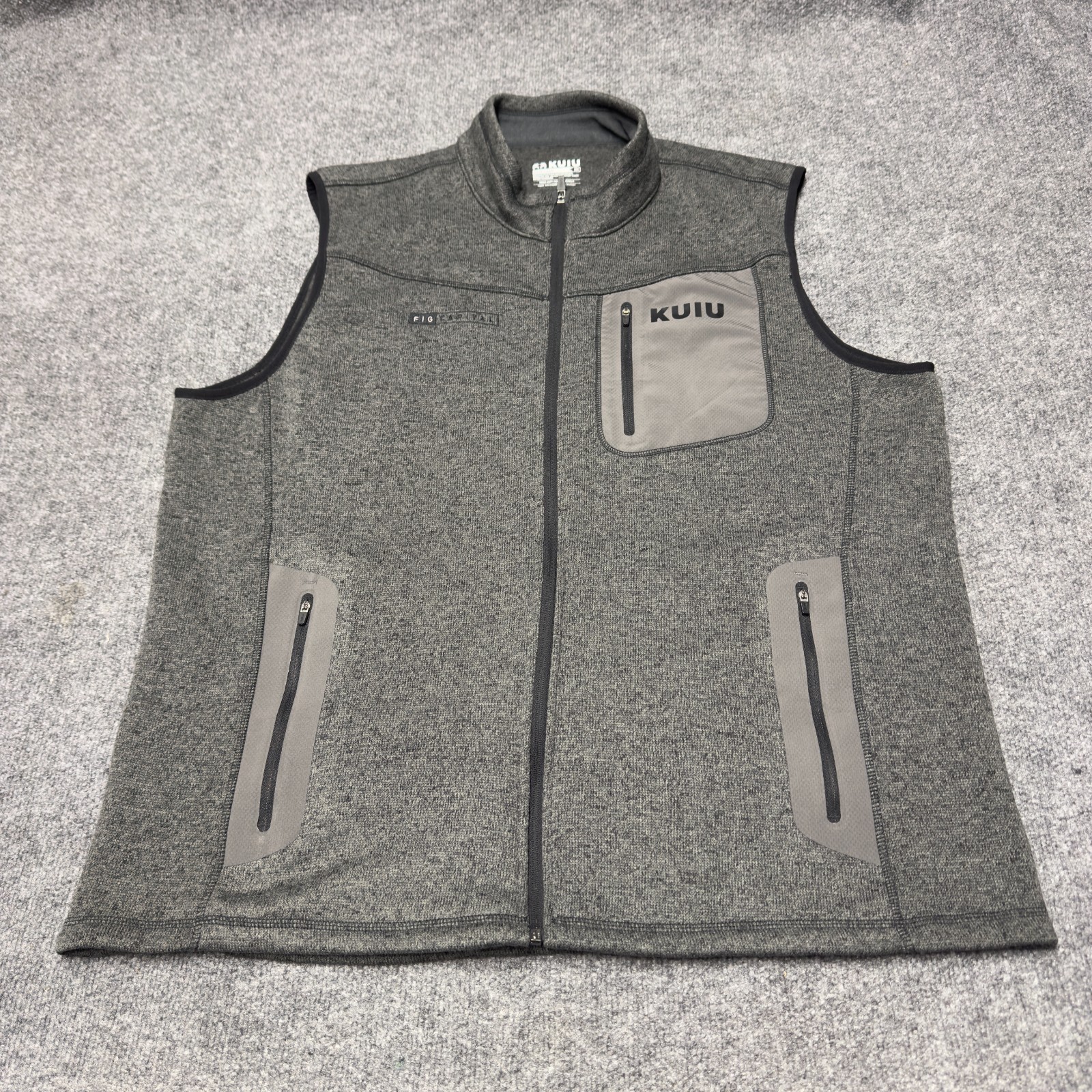 Kuiu Base Camp High Loft Sweater Fleece Vest Men 3XL XXXL Full Zip Hunt Outdoor