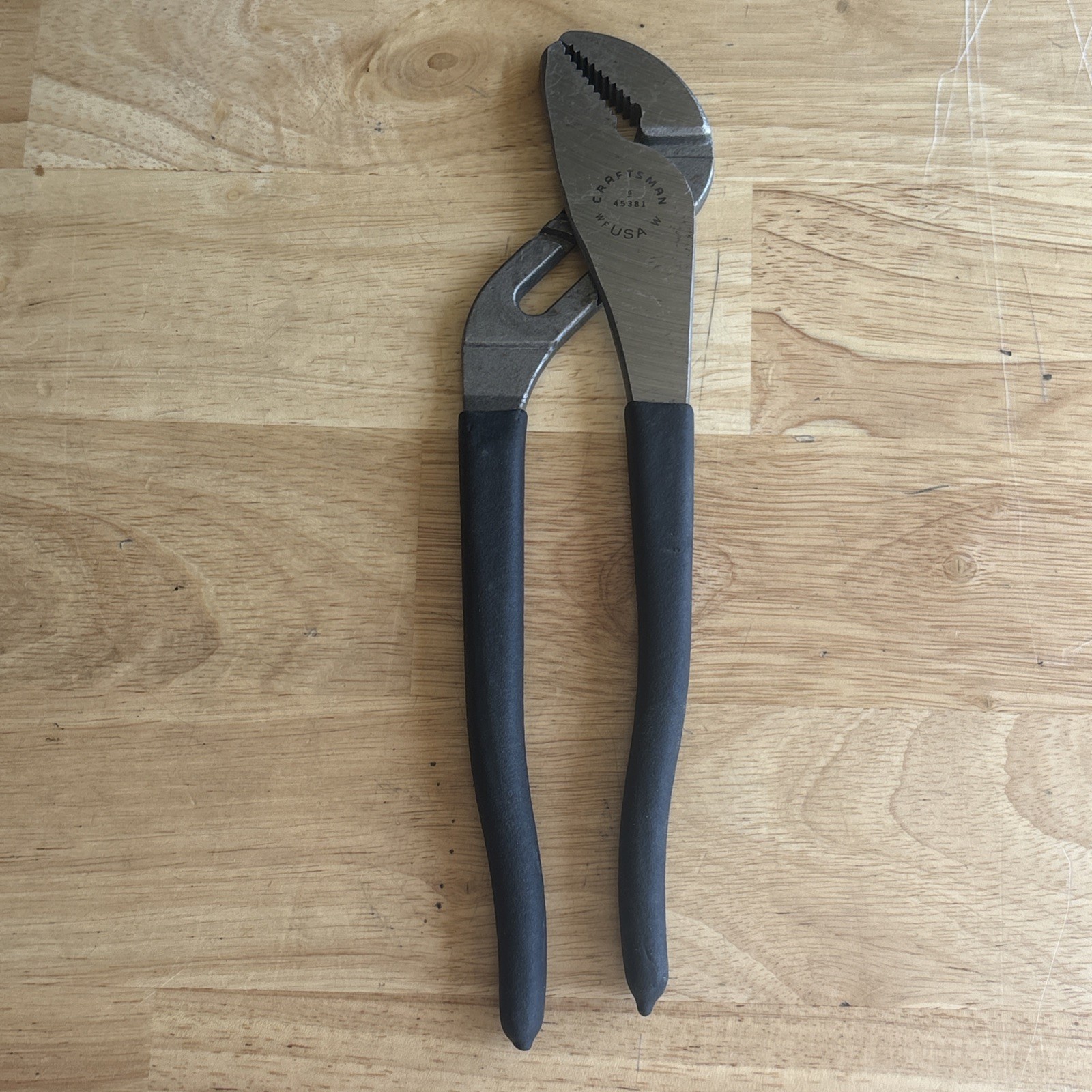 Craftsman 9.75" Adjustable Slip Joint Pliers Tongue and Groove WF W 45381 USA