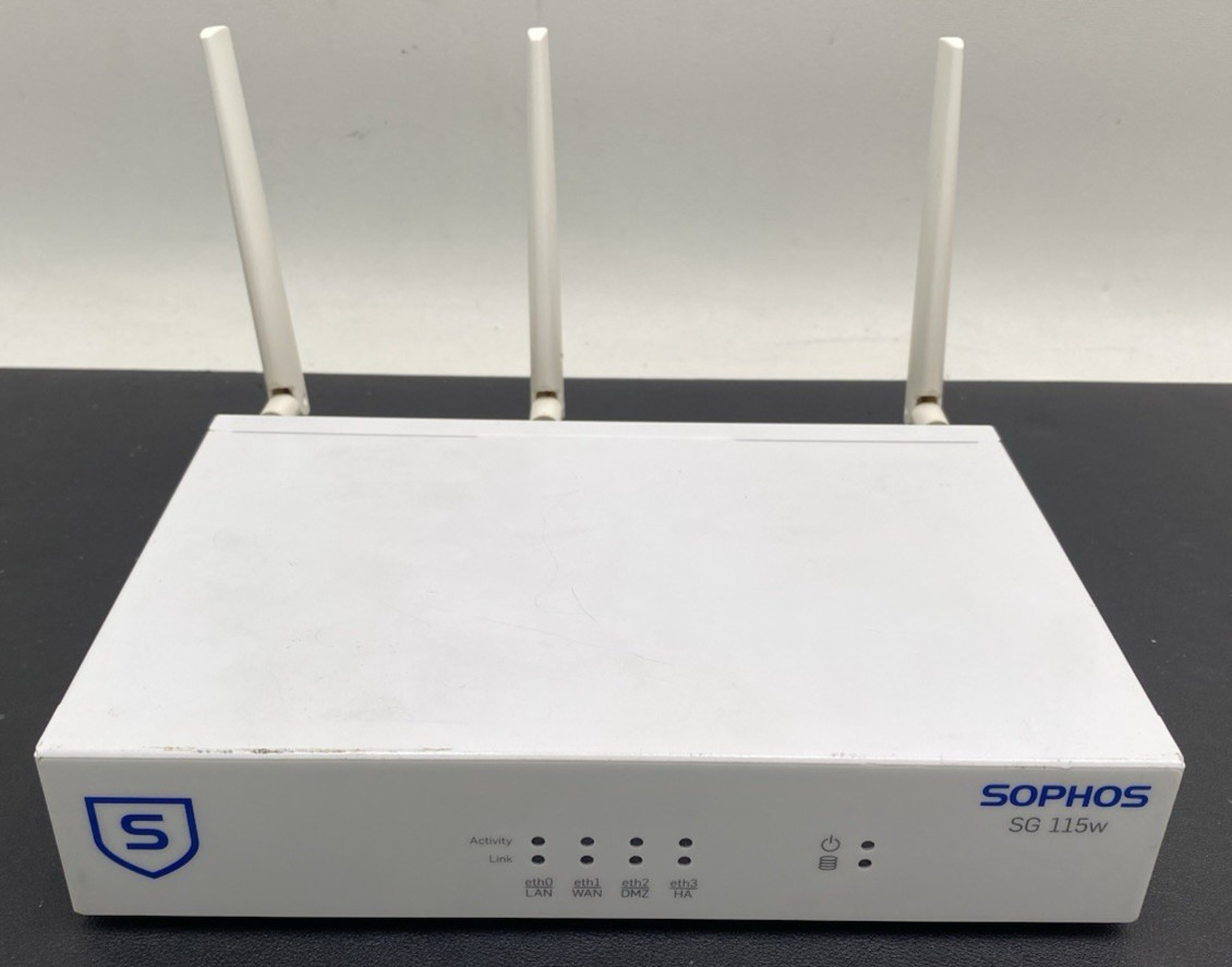 Sophos SG 115w Rev.2 Firewall – Power Tested – License Unknown