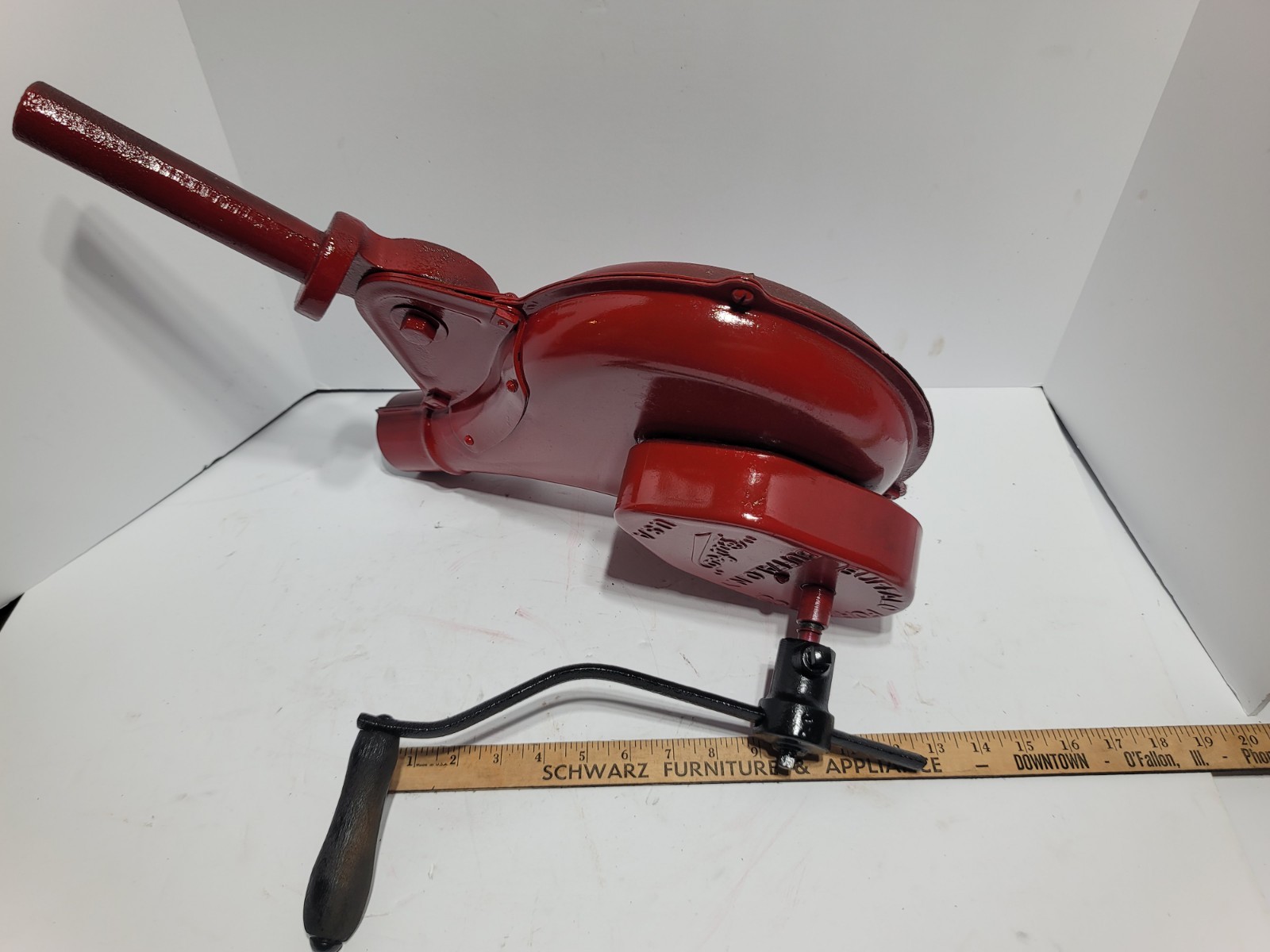 Vintage BUFFALO FORGE CO. "BUFCO" Blacksmith Forge Blower Works Hand Crank