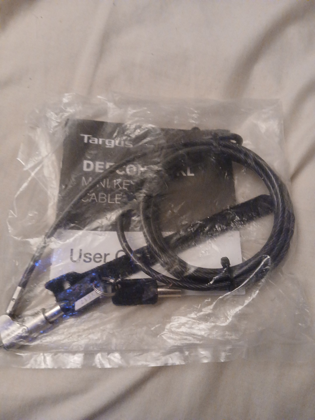 Targus DEFCON Trapezoid Keyed Cable Lock - ASP65GLX