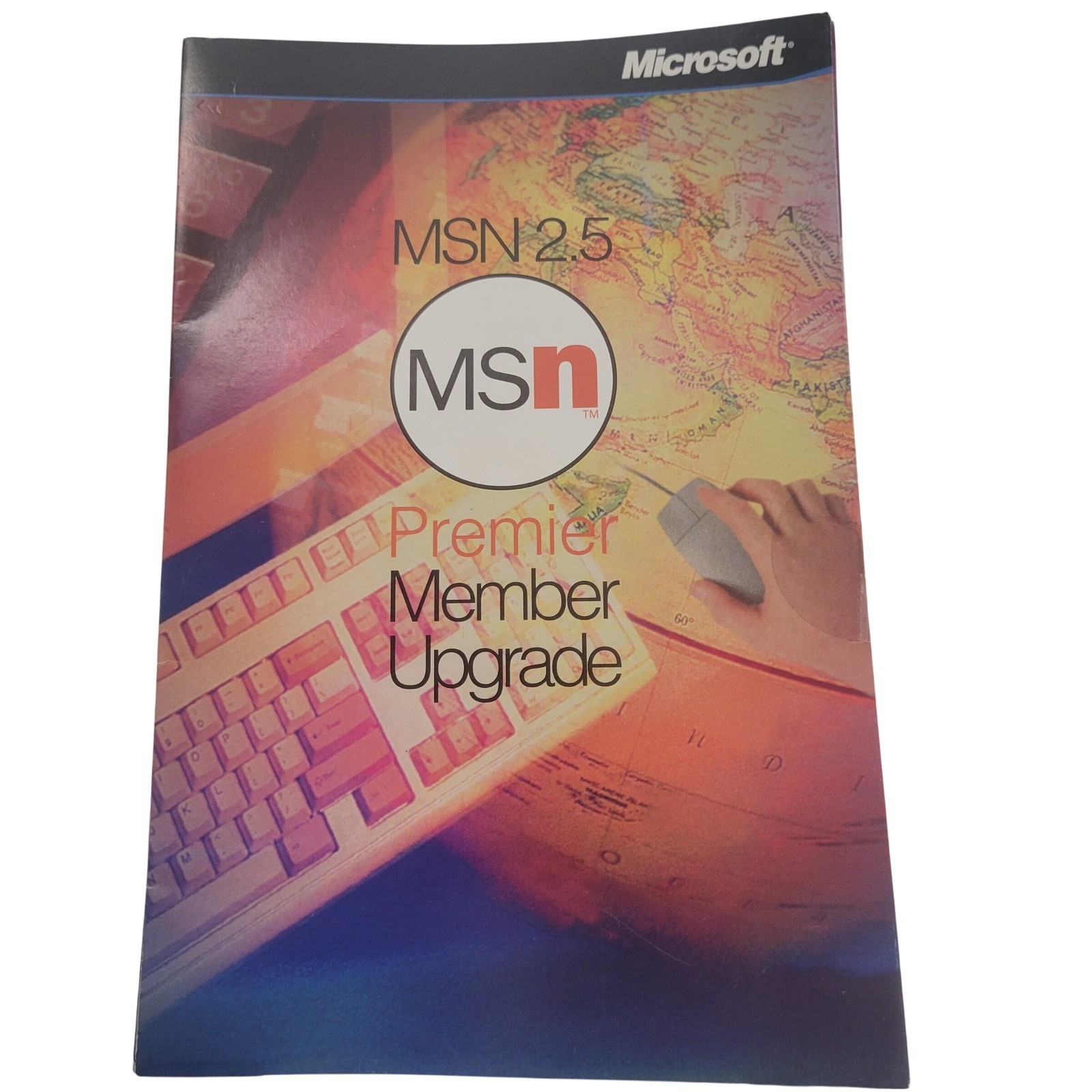 VINTAGE Microsoft MSN 2.5 Premier Member Upgrade CD ROM Early Internet 1997