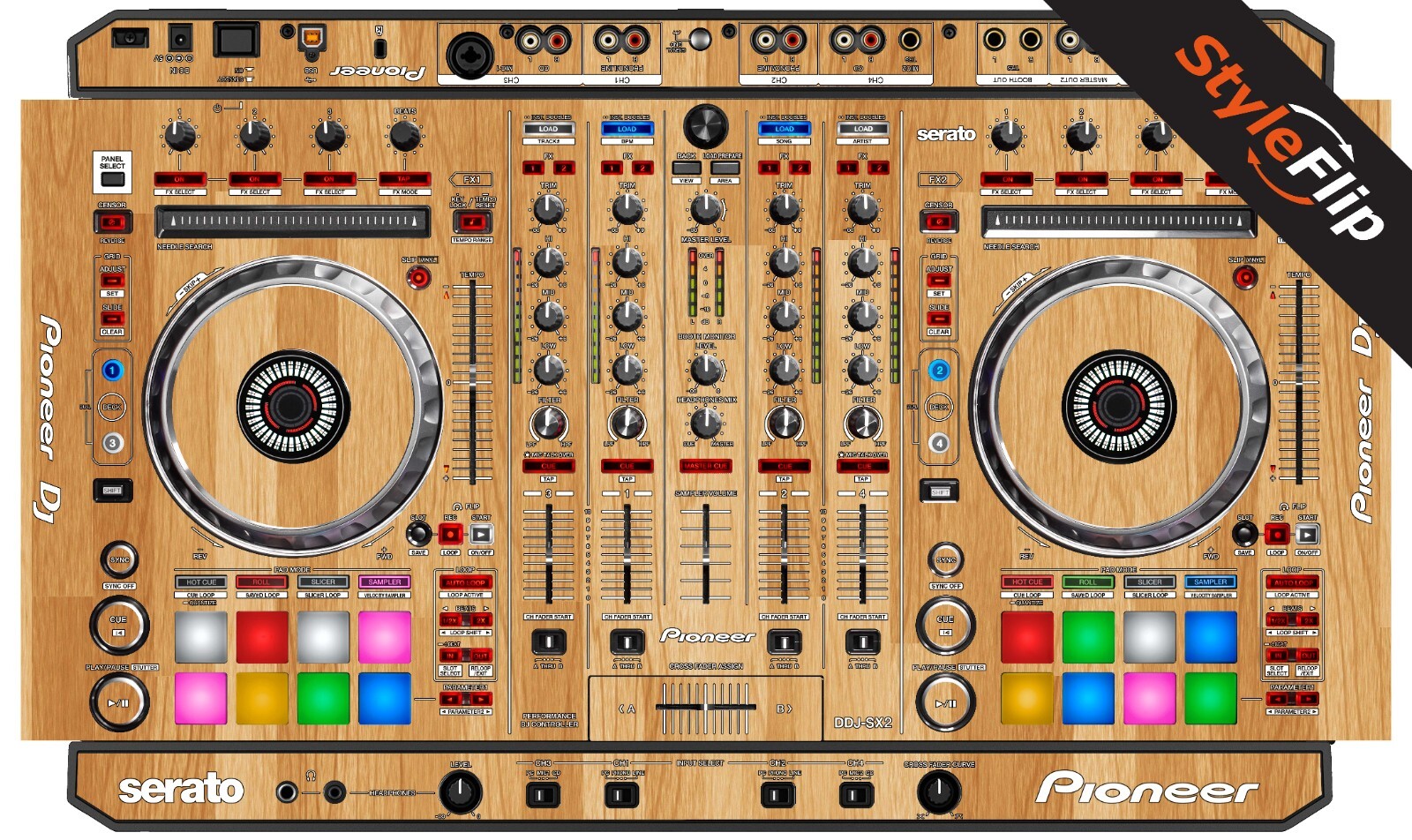 Pioneer DDJ-SX2 Skin | Wood #5 | Protective Decal | StyleFlip Skins