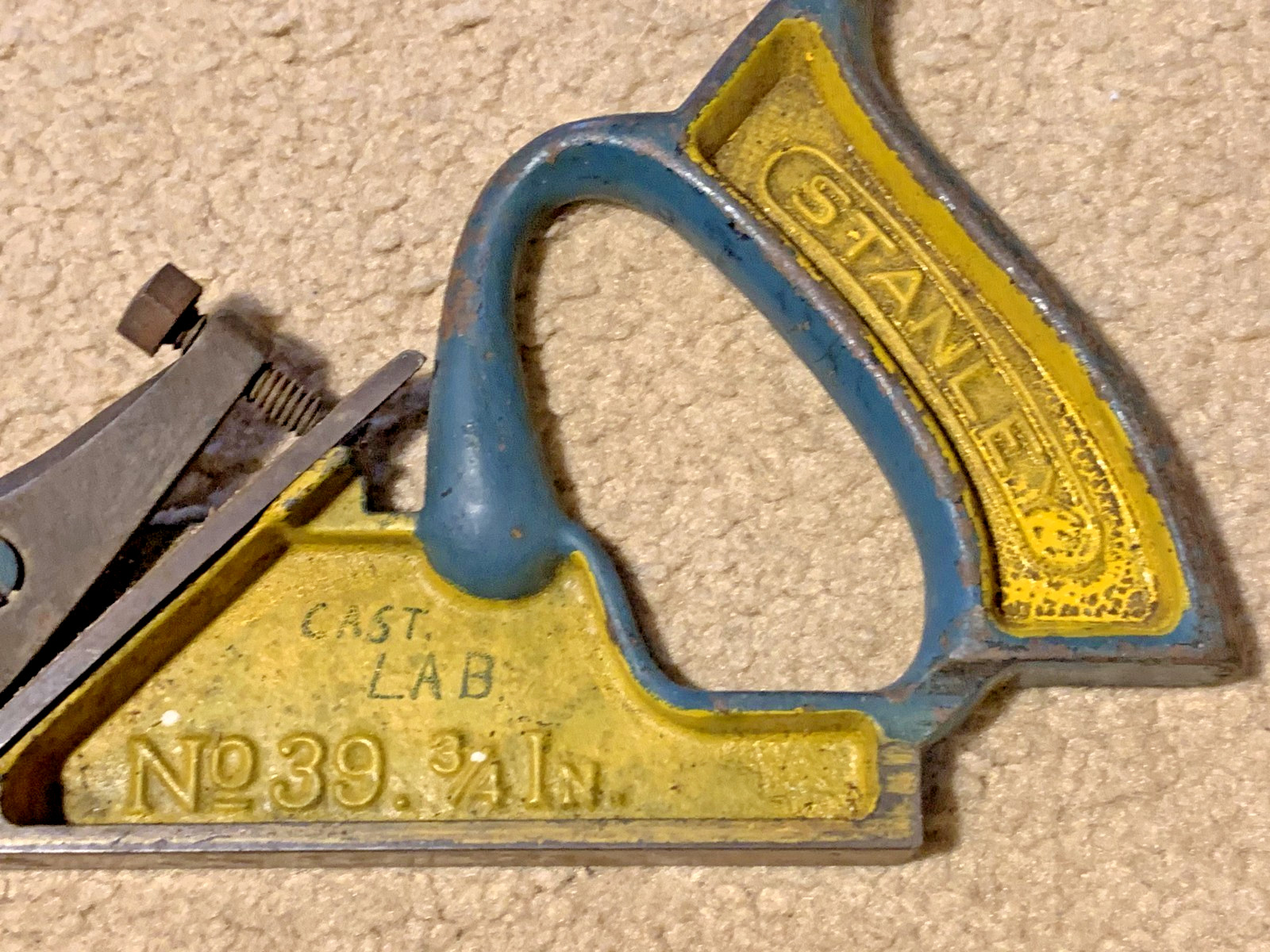Vintage Stanley No39. 3/4 Inch Dado Plane INCOMPLETE !!!