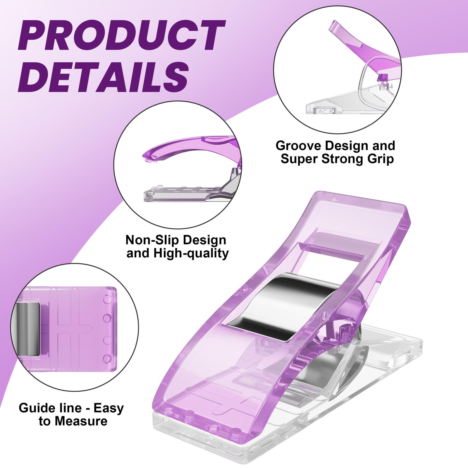 Bofoho 100PCS Sewing Clips with Storage Box – Strong Grip, No Small, 100pcs