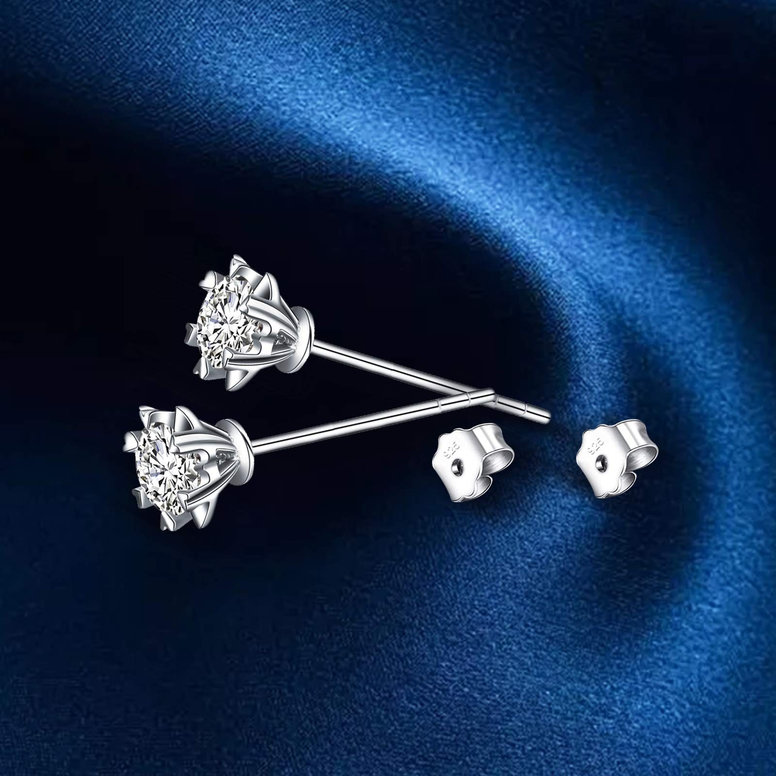 30pcs/15 Pairs Hypoallergenic Earring Backs Replacement,Plated Silver