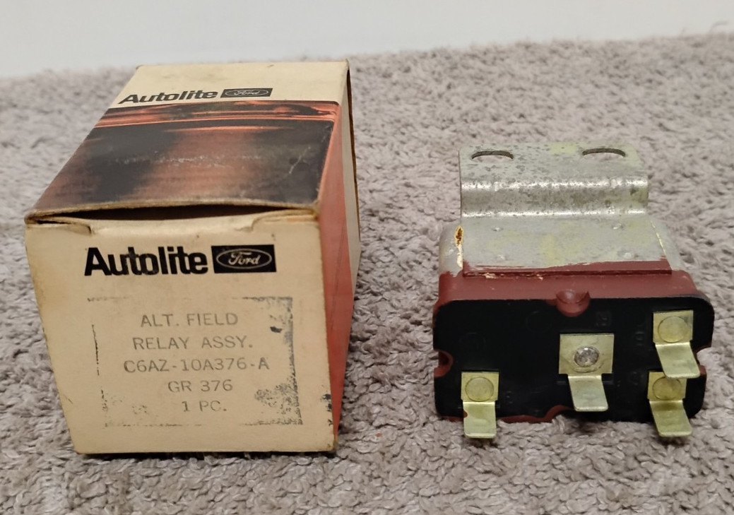 NOS 1966 1970 AUTOLITE FORD RELAY ALT. FIELD C6AZ-10A376-A GR 376. (00)