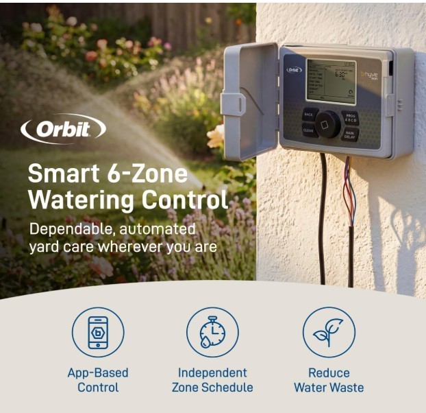 Smart WiFi 12 Station Sprinkler System Controller