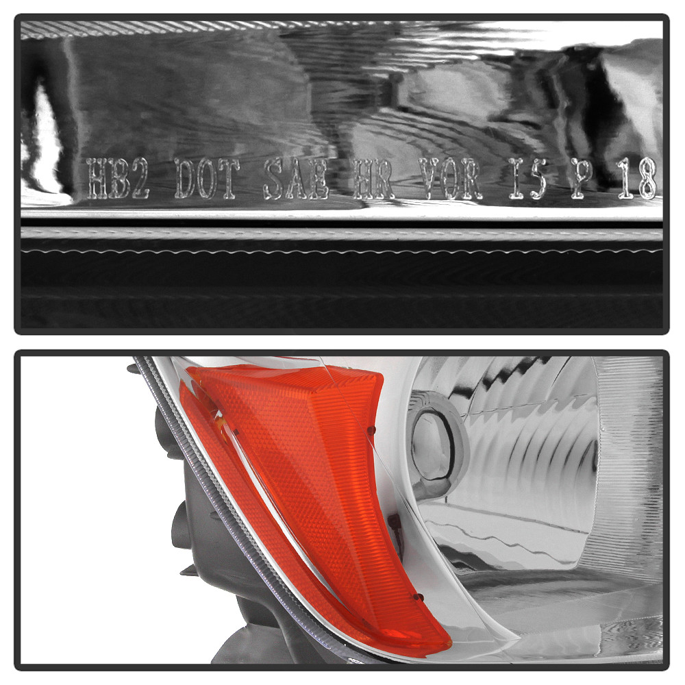 For 2002 2003 2004 Honda CRV C-RV Headlights Headlamps Replacement Left+Right
