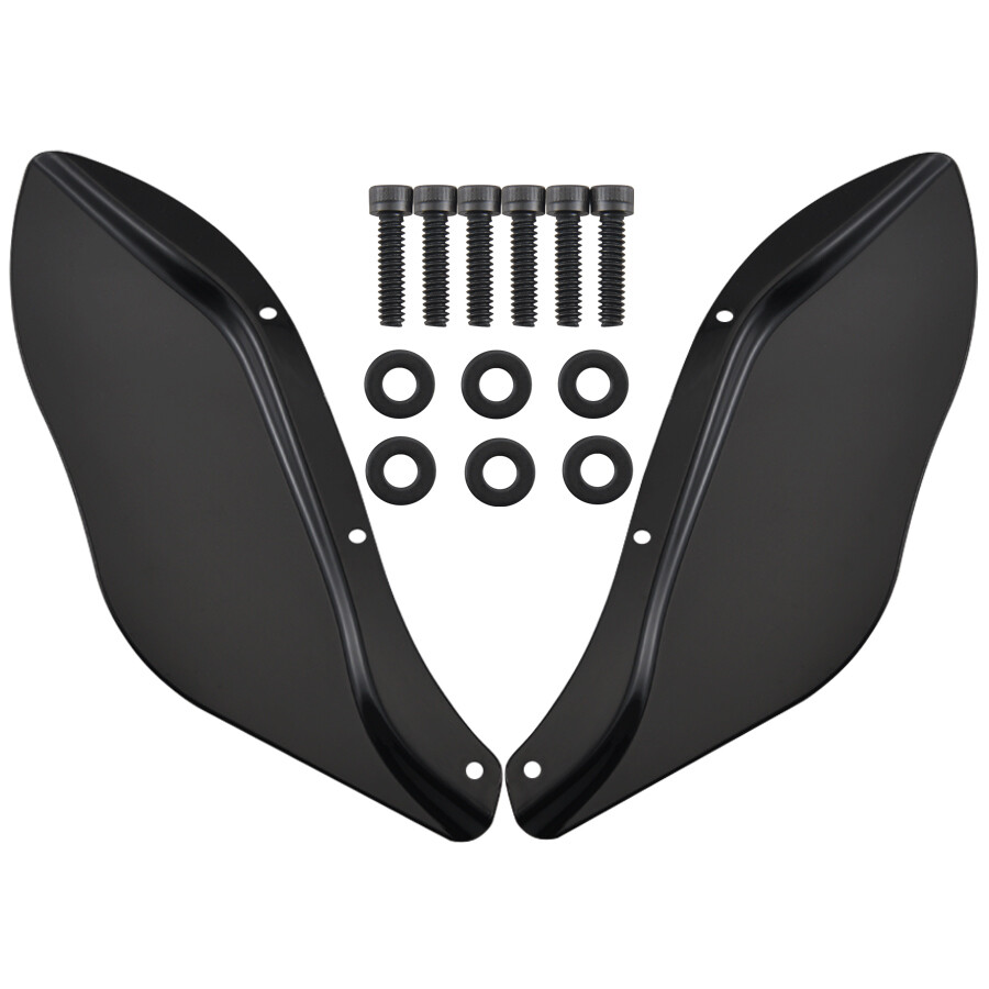 Front Side Fairing Air Deflector Windshield Kit For Harley '96-13 Electra Glide