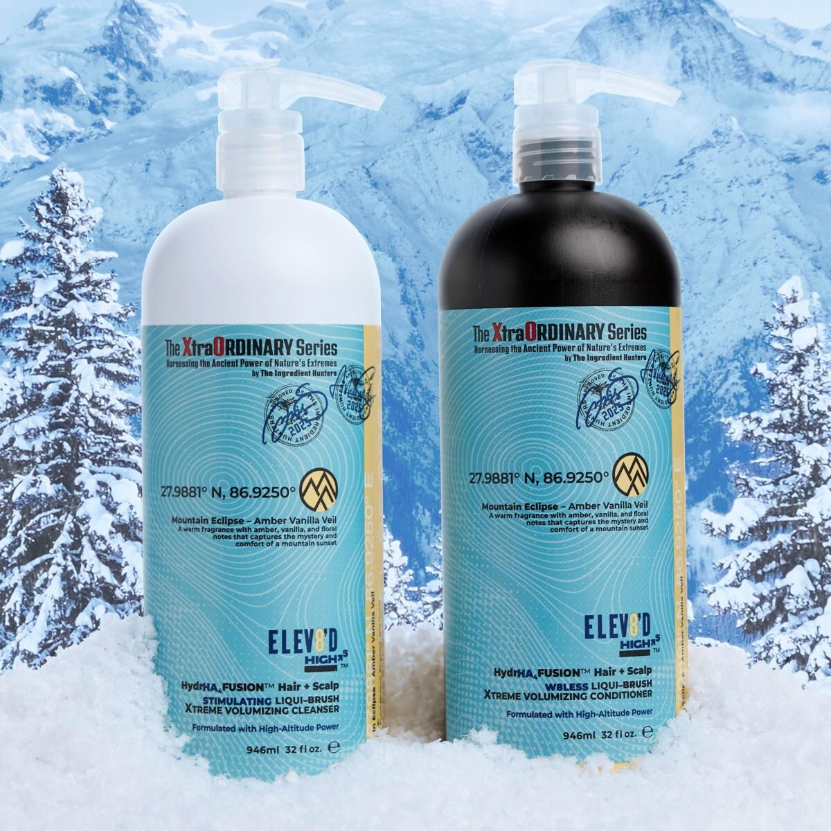 Tweak'd by Nature 32oz Mountain Eclipse Elev8'd Cleanser & Conditioner-NEW
