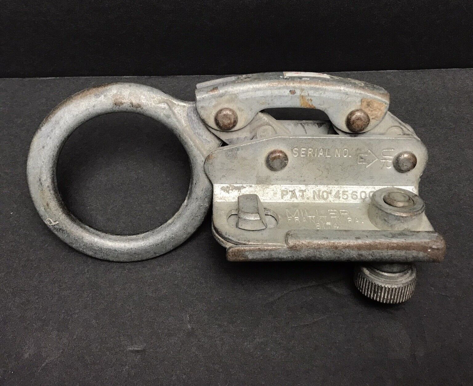 Miller Model 8174 Rope Grab Stainless Steel 5/8" or  3/4" 1992