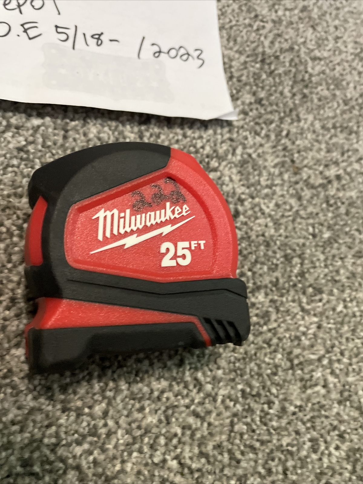Milwaukee 48-22-6625 25-Foot Nylon Bond Blade Reinforced Frame Tape Measure