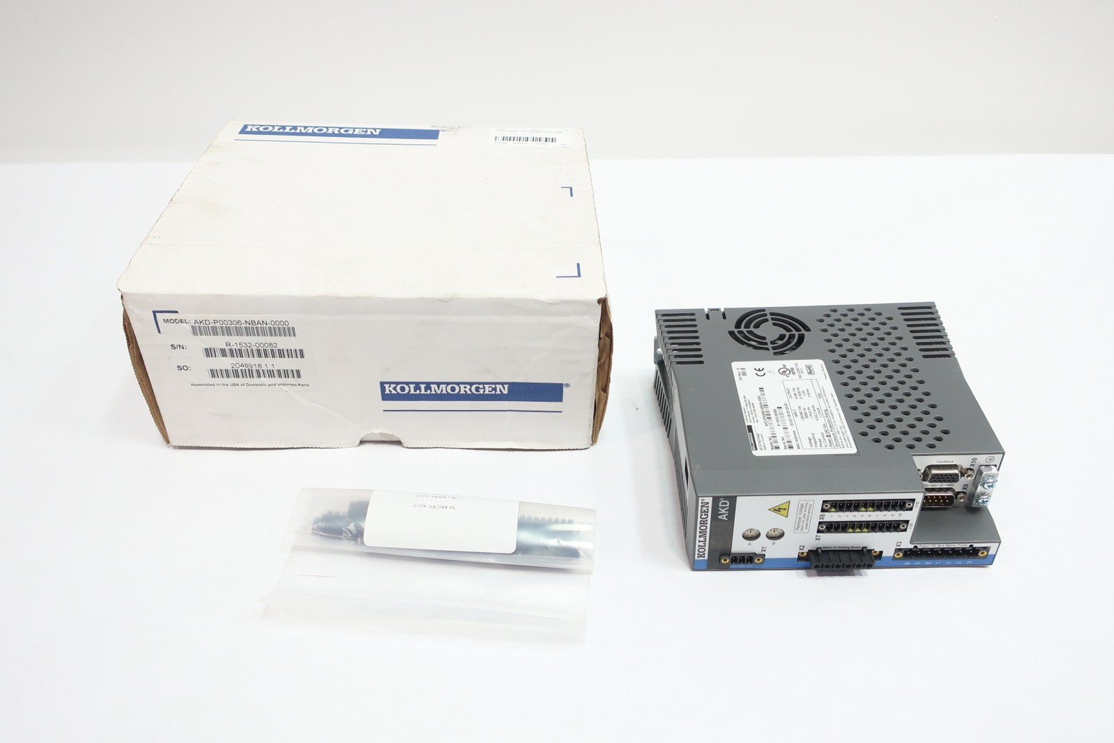 Kollmorgen AKD-P00306-NBAN-0000 Servo Drive 1.2kva 0-1000hz 0-240v-ac