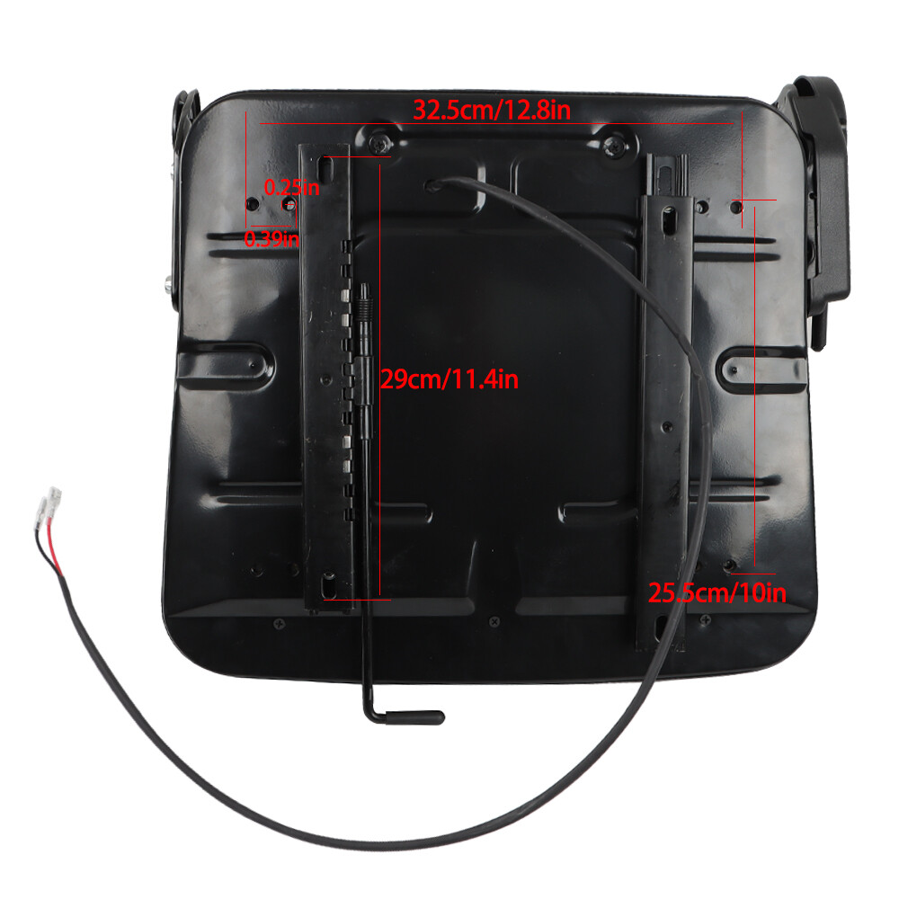 Fold Down Tractor Forklift Seat Excavator with Adjustable Angle Back Universal