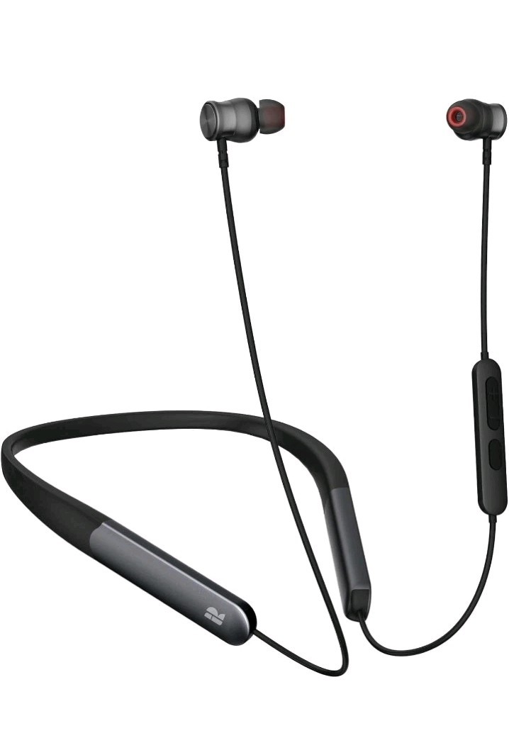 Wireless Headphones Black 150H Playtime Wireless Bluetooth Earbuds w/Mic Rythflo