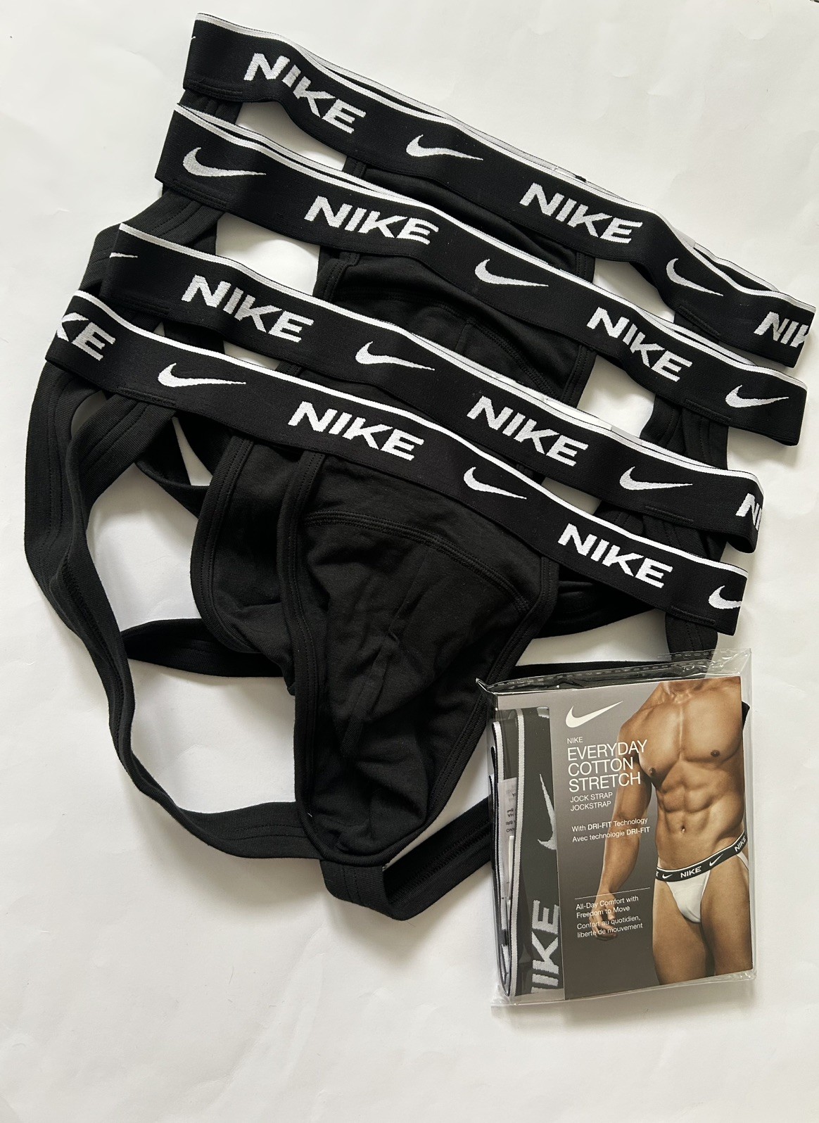 Nike Jockstrap Underwear Sizes XS , S , M , L Mens  1 PAIR gift present birthday