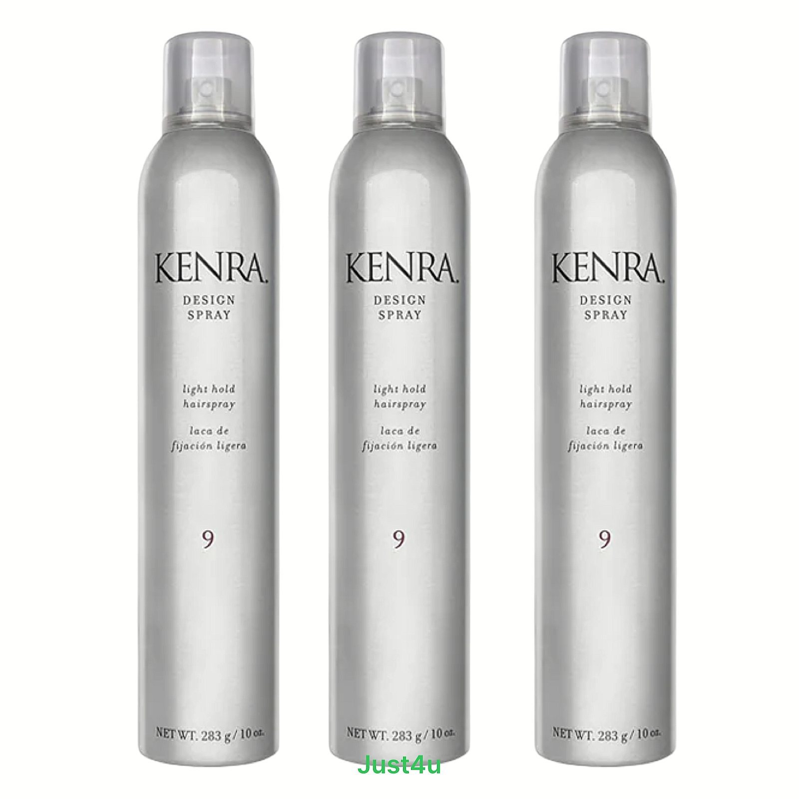 Kenra Design Spray #9 Light Hold, 10oz. (3PACK)
