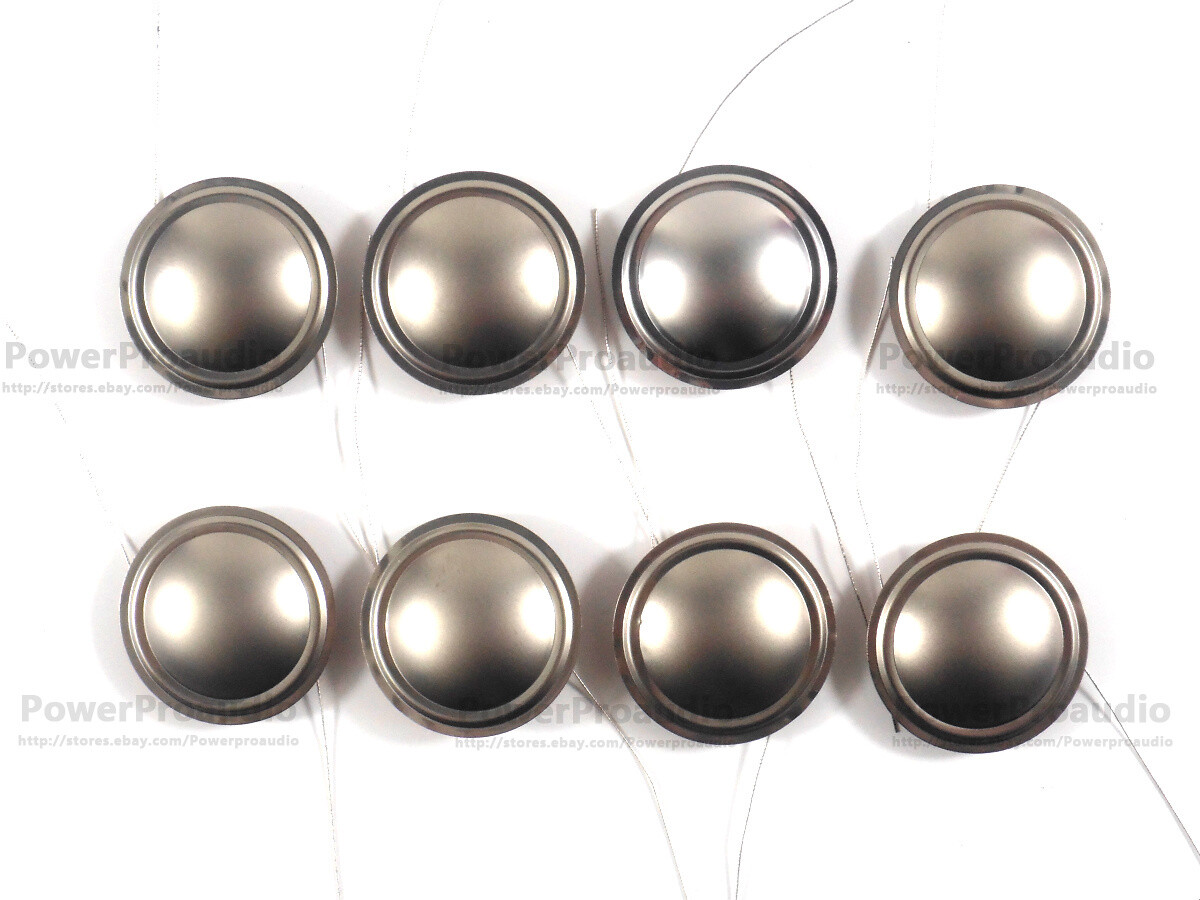 8pcs Titanium diaphragm For KEF Q 50 19.43 mm 19.5mm 19.4mm 50 FX