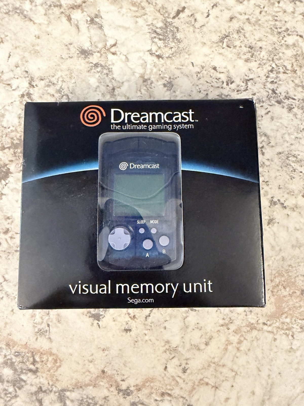 NEW Official Sega Dreamcast BLUE VMU Visual Memory Unit Memory Card New In Box