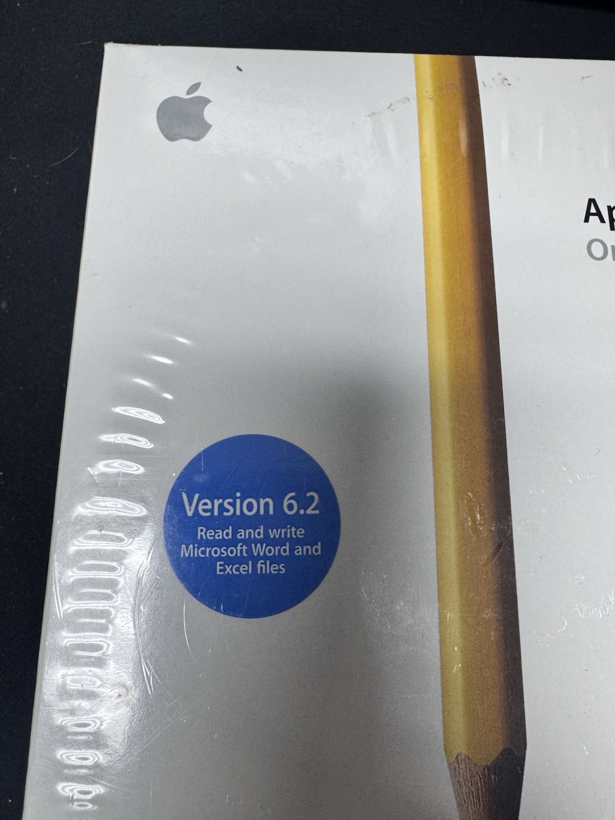 Apple Works 6 Version 6.2 (M9057Z/A) Read/Write Microsoft Word/Excel New Sealed
