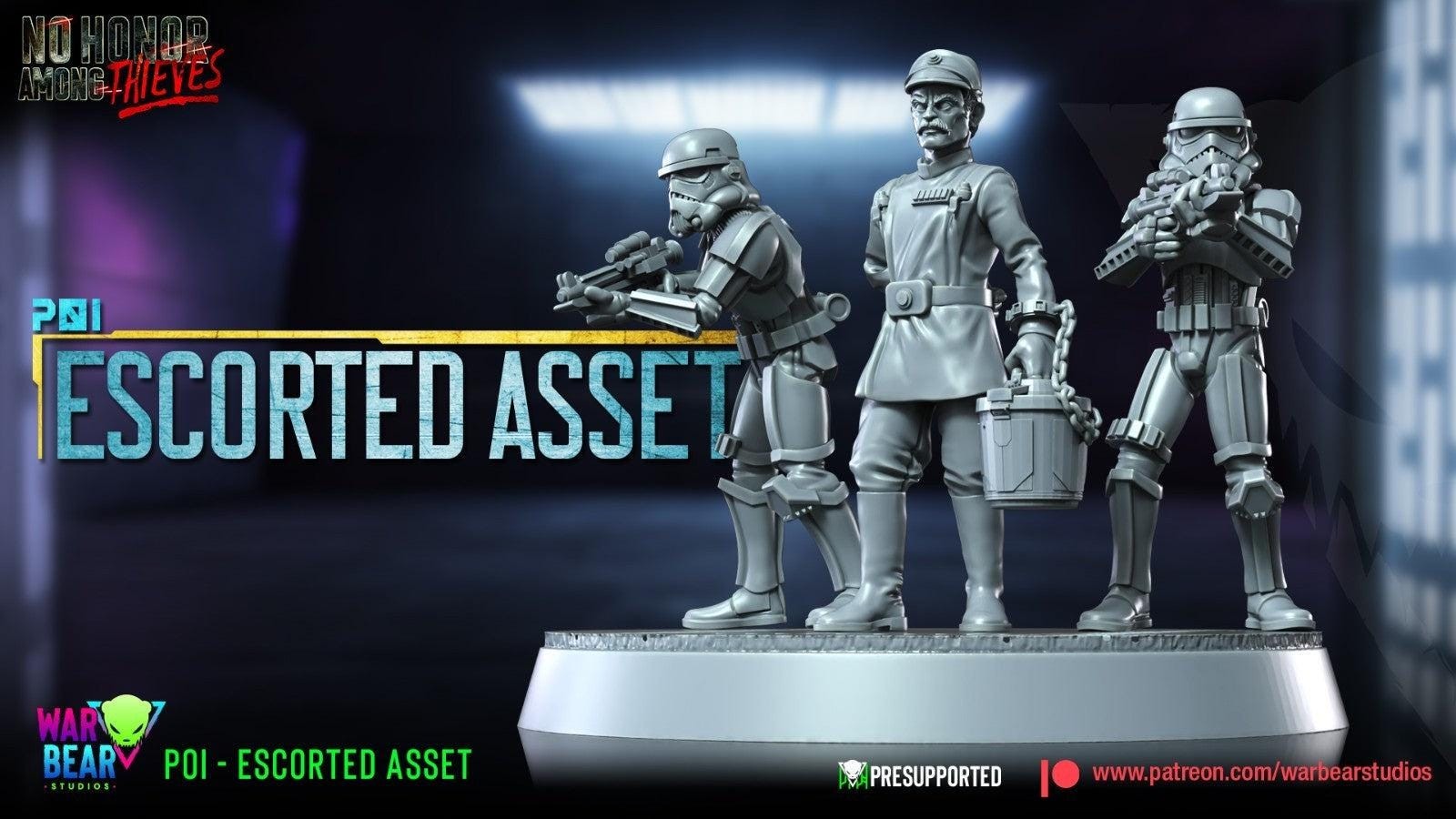 Escorted asset (officer/troopers) star wars legion shatterpoint war bear