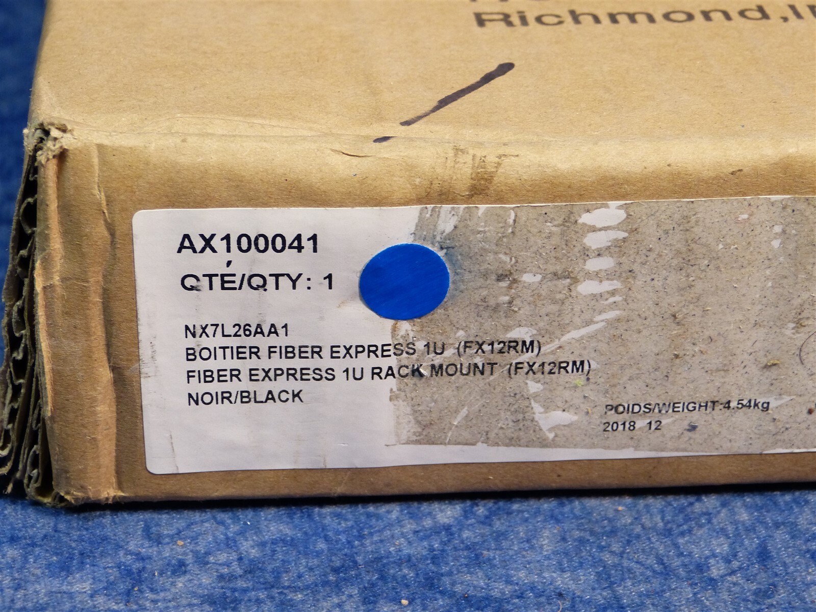 Belden AX100041 FiberExpress Rack Mount Patch Panel 1U (H29)