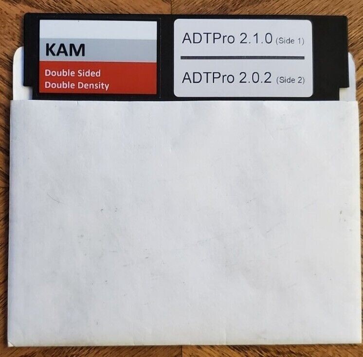 ✅ 🍎 Apple II Utilities Collection #7 on Floppy Disk, ADTPro 2.1.0 & 2.0.2