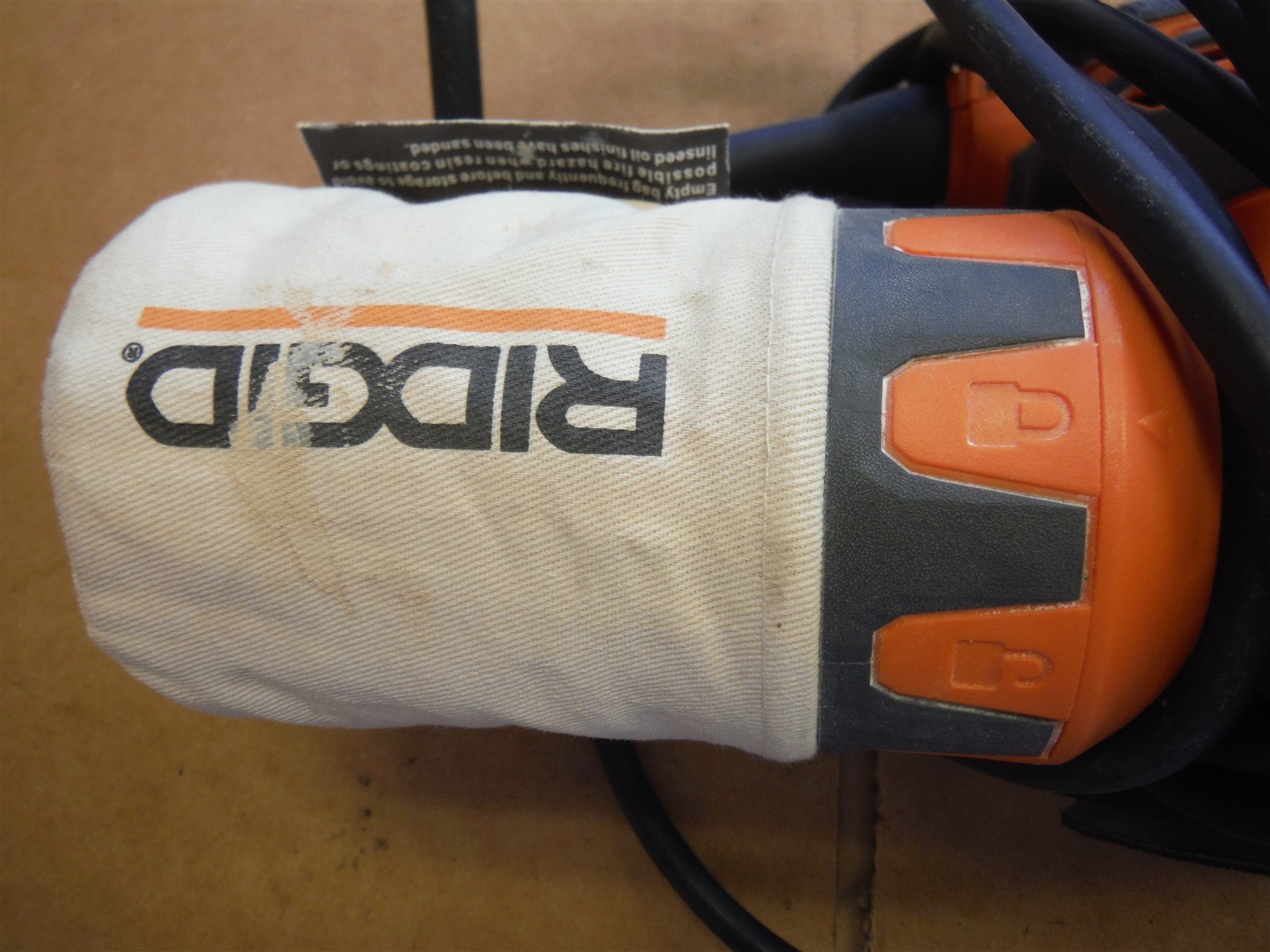 Ridgid R2601, Orbital Sander 5" *208B