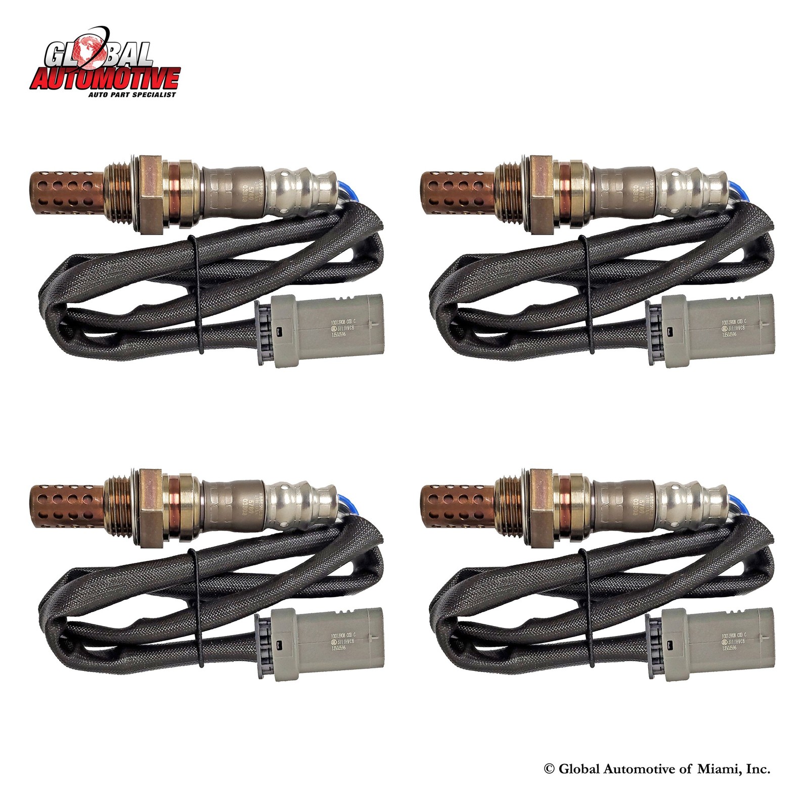 Set of 4 ACDelco Oxygen Sensor for 14-23 Chevrolet Silverado 1500 4.3L 5.3L 6.2L