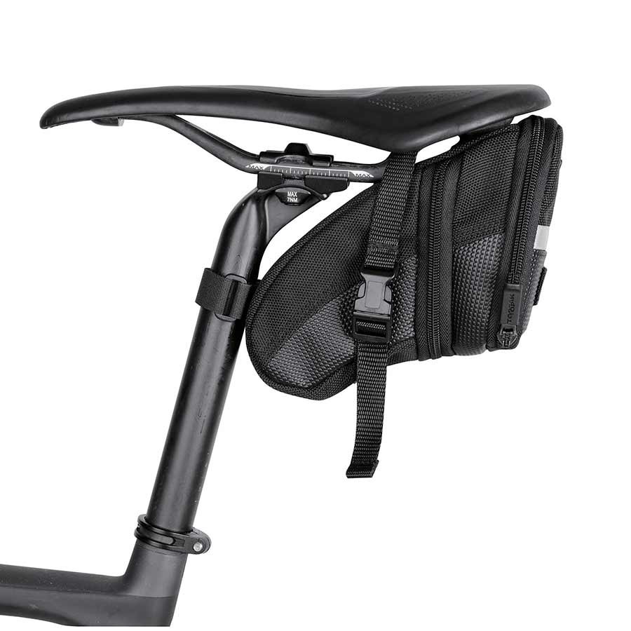Aero Wedge Bike Saddle Pack - Weather-Resistant 1200D Cordura, Reflective &