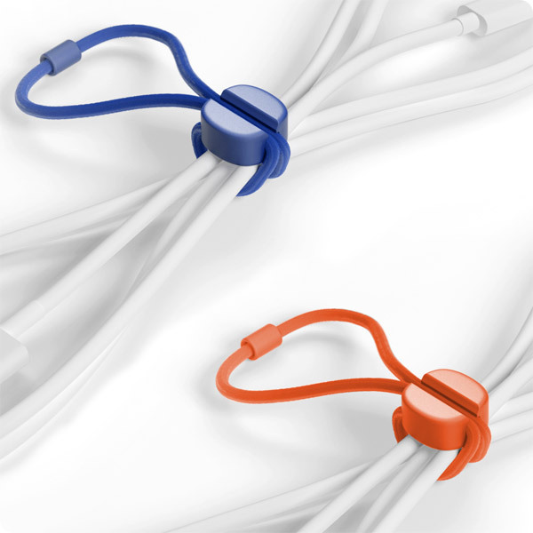 BlueLounge Pixi Multi-Purpose Ties - 8 Pack - 4x 4.8" & 4x 7.8"
