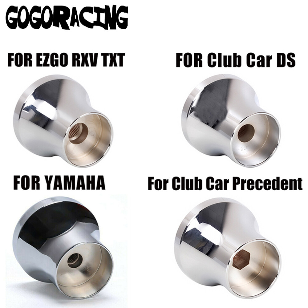 Silver Golf Cart Steering Wheel Hub Adapter For EZGO TXT RXV Club Car and Yamaha