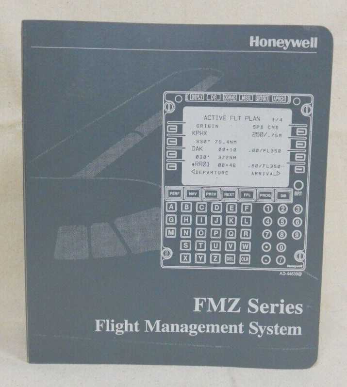 Honeywell FMZ Series Flight Management System Pilot's Operating Manual July 1995