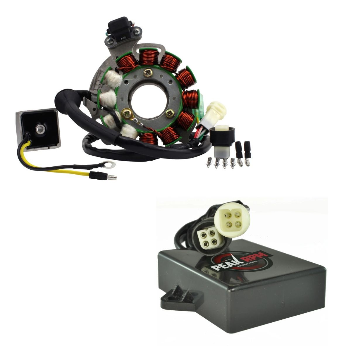 Kit HO Stator 200W Regulator & CDI Box HP For Yamaha YFZ 350 Banshee 1987 1988
