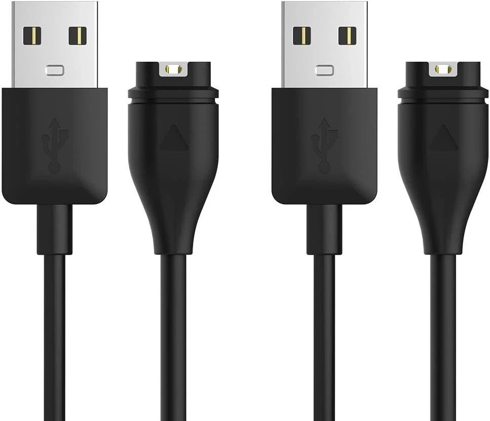 Charger Cable Compatible with Garmin Watch - 2 Pack - 1m