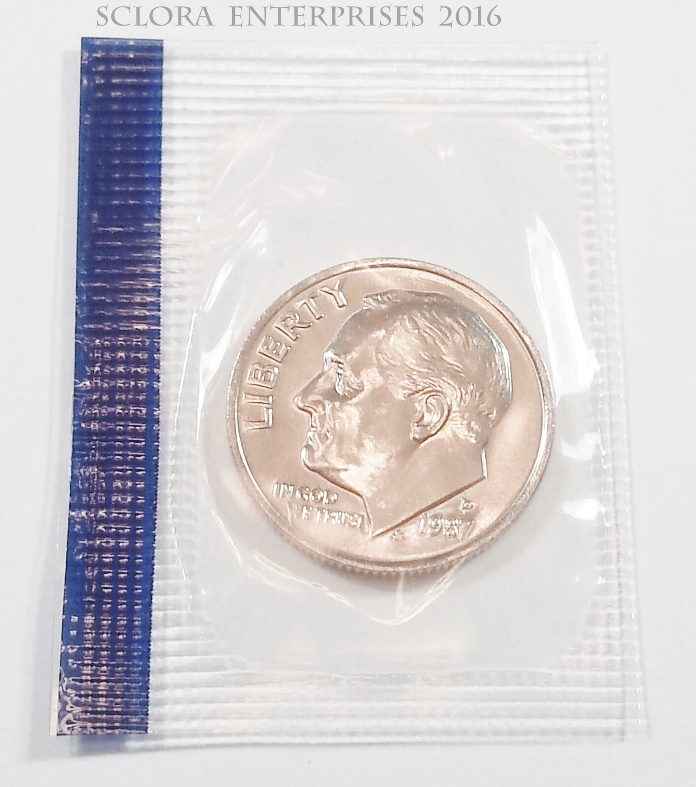 1987 P Roosevelt Dime *MINT CELLO* *FREE SHIPPING*