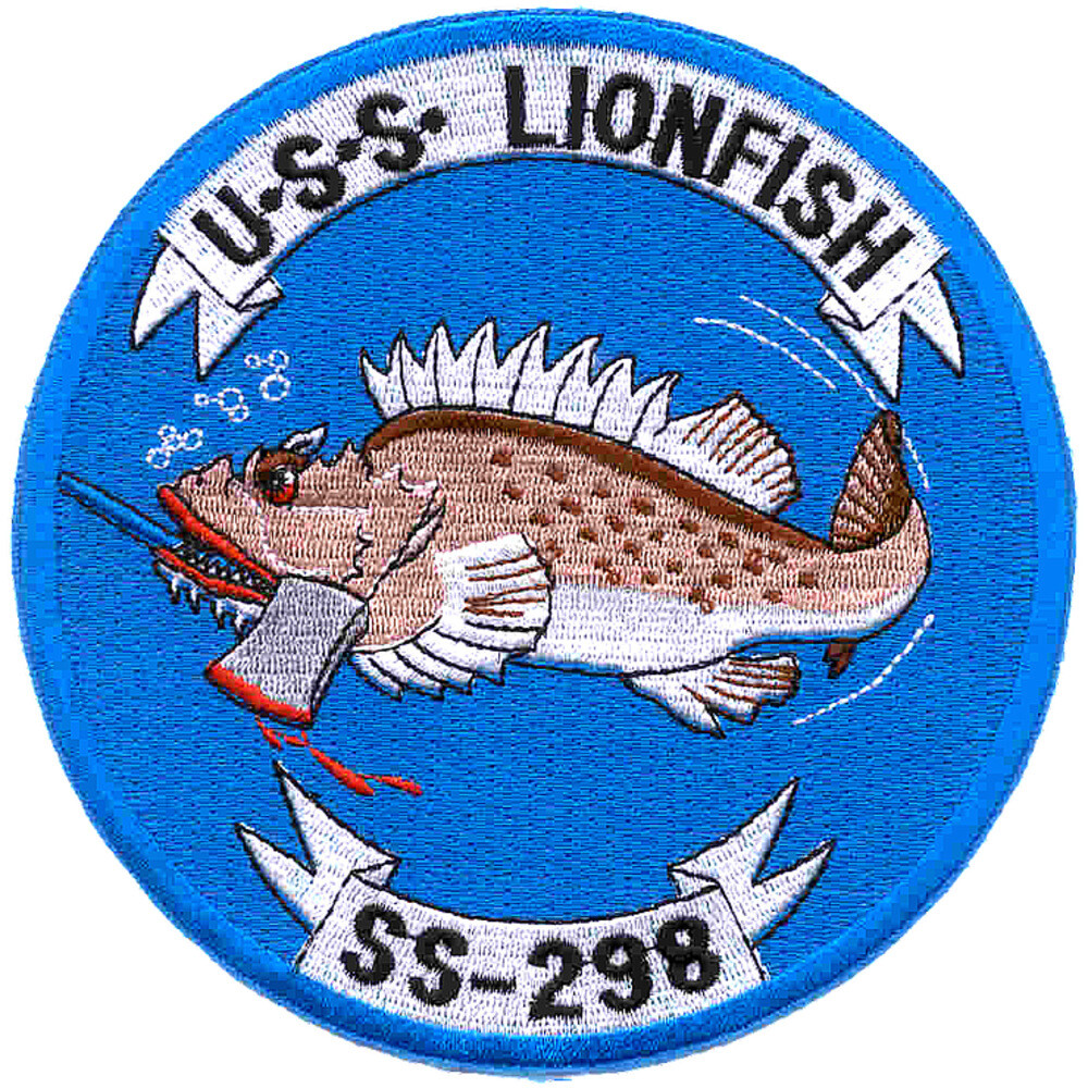 USS Lionfish SS-298 Dessel Electric Submarine Version Small Patch
