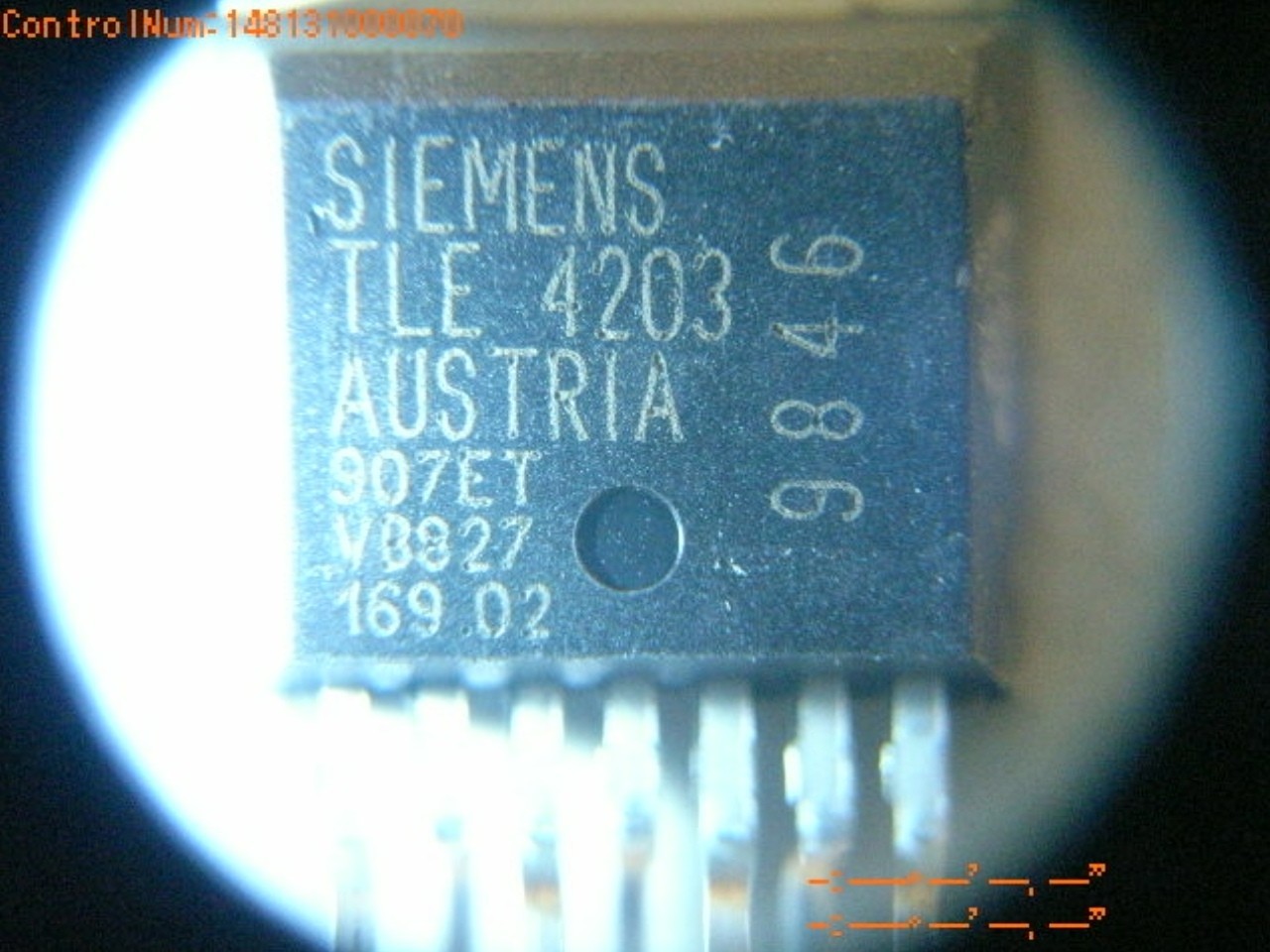TLE4203 - Siemens - BRUSH DC MOTOR CONTROLLER, 6 A, PSFM7 ( 5 pcs