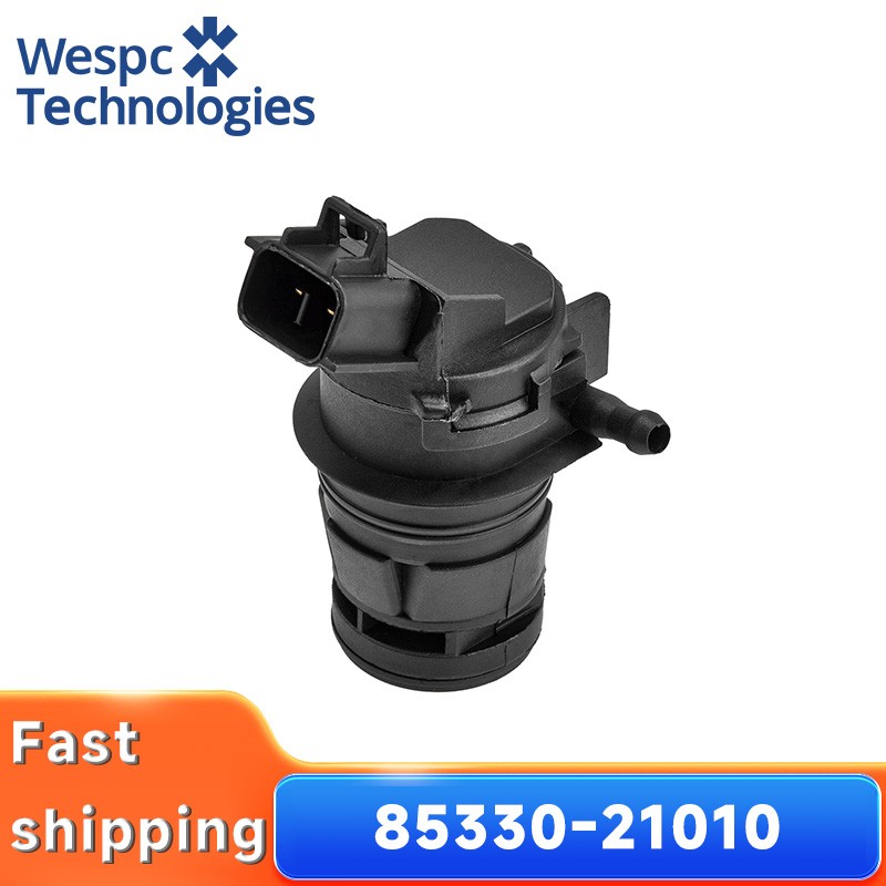 85330-21010 Single Outlet Windshield Washer Pump 12V Window Cleaning Water Motor