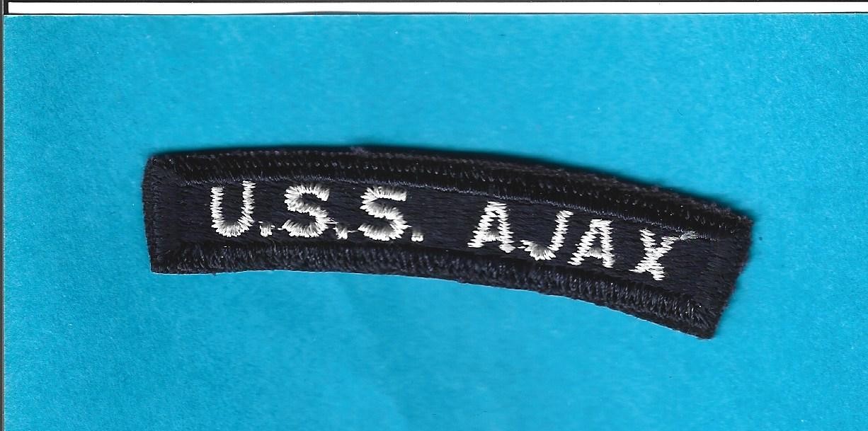 Vintage  Navy USS AJAX  Shoulder Patch