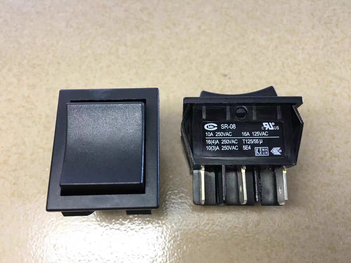 1PC three speed power switch T125/55 SR-08 ship type switch 16A 250V