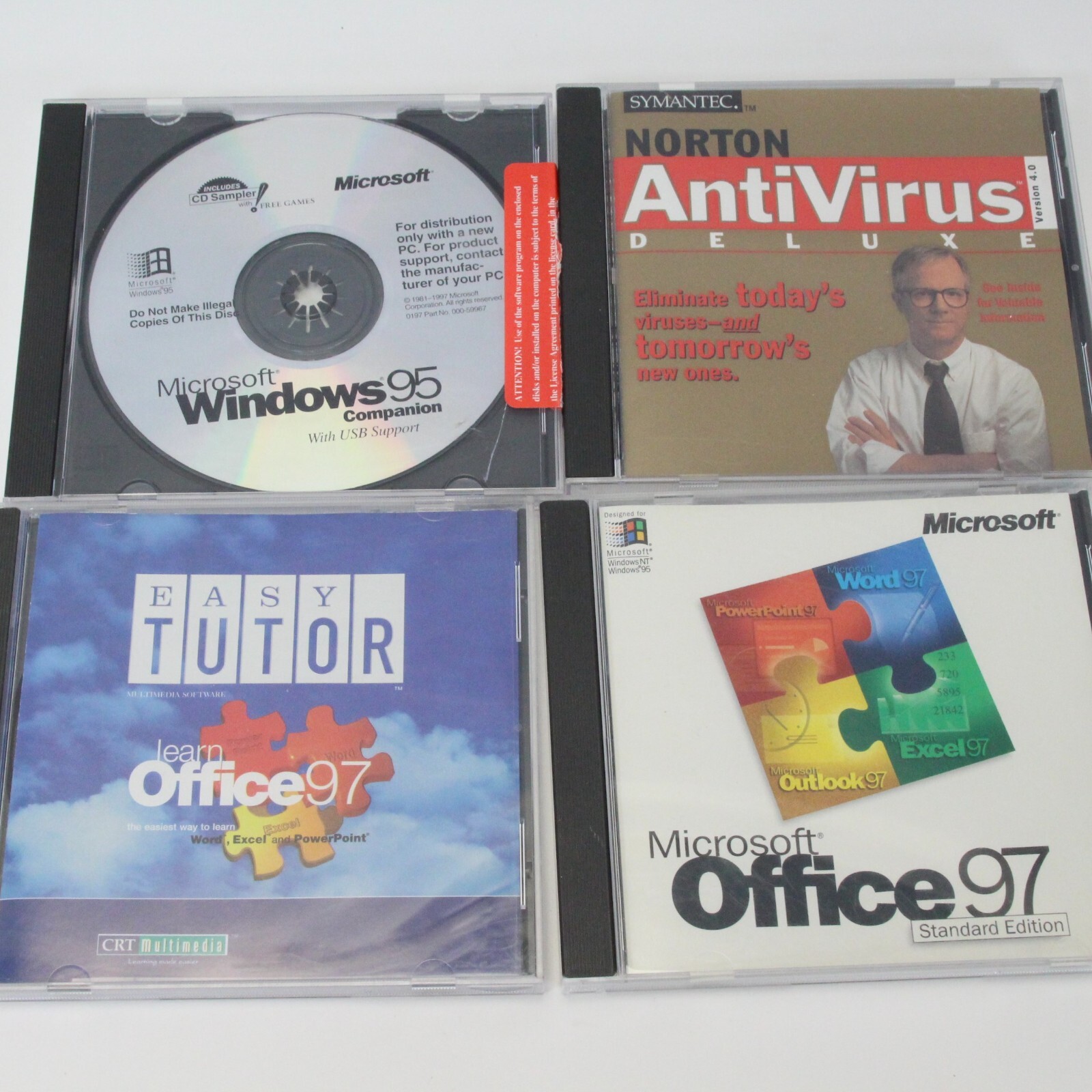 Microsoft Office 97 Easy Tutor Office 97 Norton Windows 95