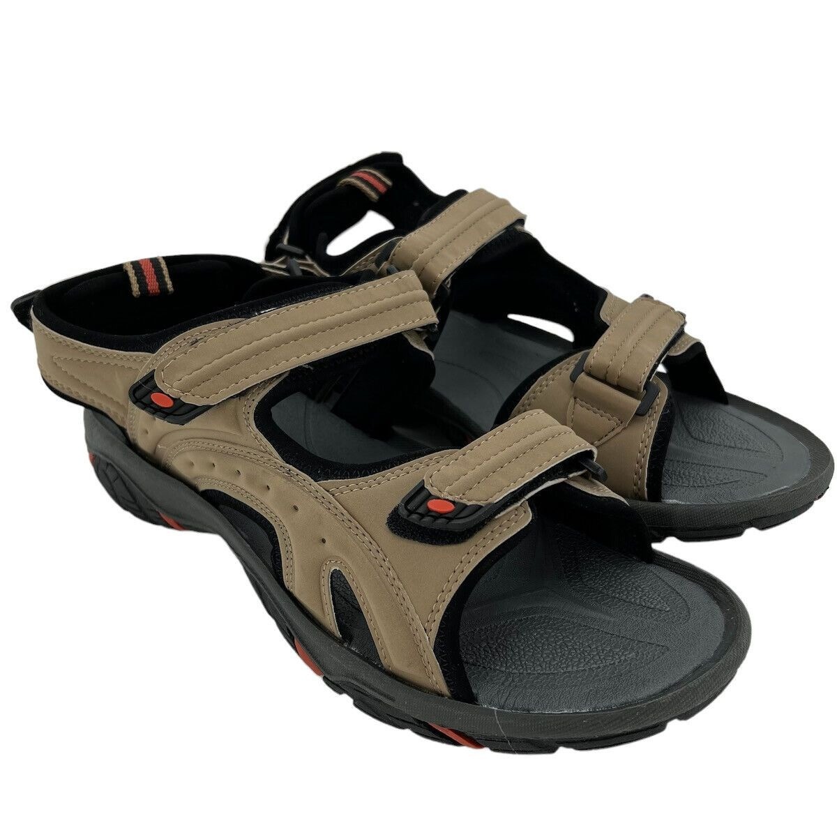 Sonoma Mens Size 13 Sandal Outdoor Brice Taupe Brown Adjustable