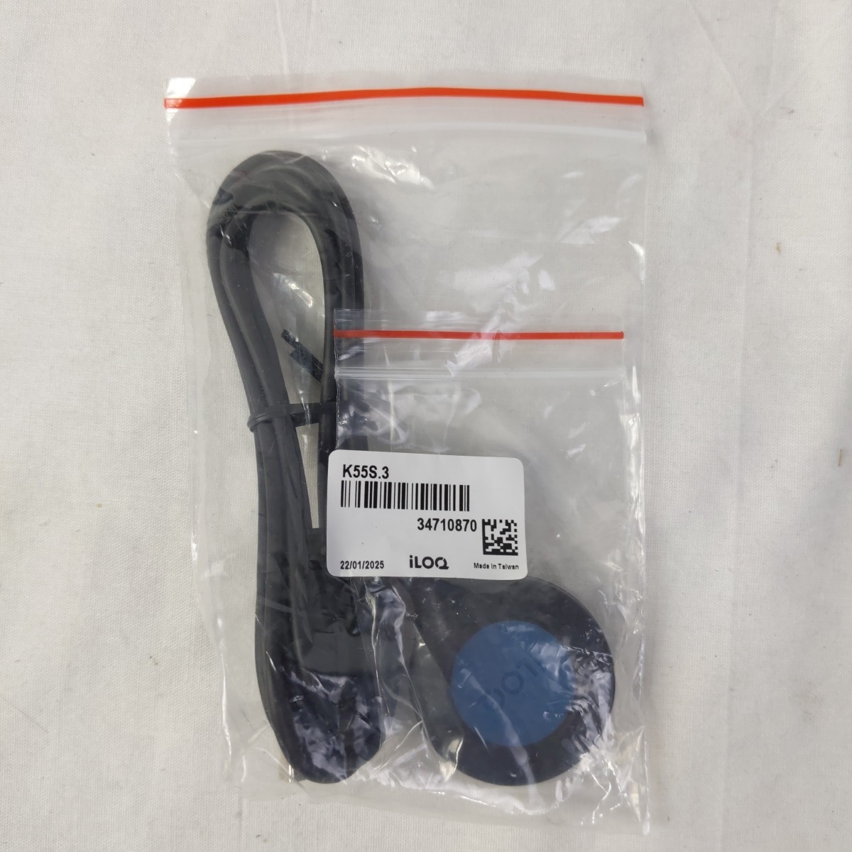 iLOQ Key Fob K55S.3  Rechargeable digital key - Blue