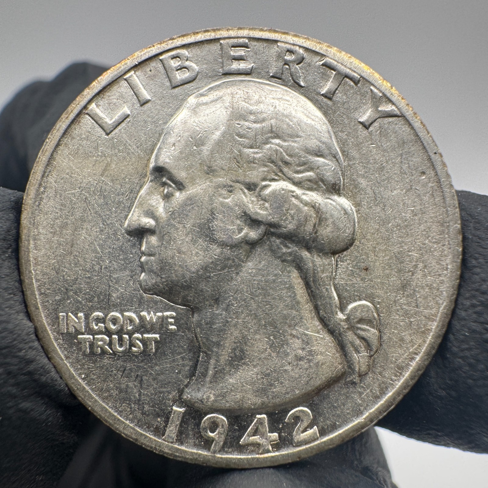 1942-S Washington Quarter AU+ Q188