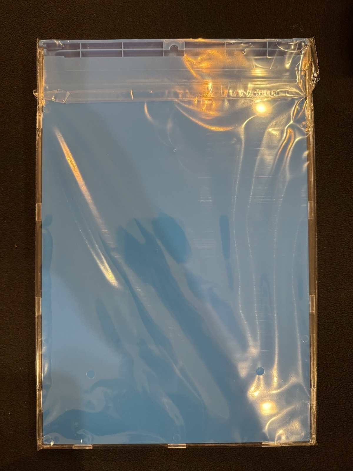 Silver Age Size ComicCapsule - BLUE - (Fits Your Bagged Comic Perfectly!)