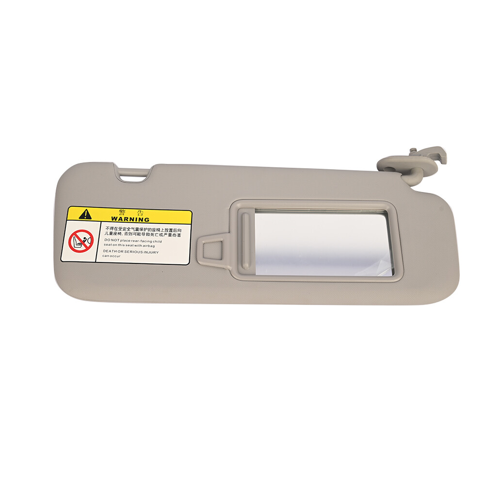 Passenger Side Gray Sun Visor W/ Makeup Mirror For Hyundai Elantra AD 17-19